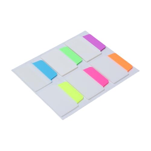 Bunte Klebeetiketten, 120/160 Stück, transparente Notizen, Seitenmarker, Lesezeichen, beschreibbare Streifen für von sodeber