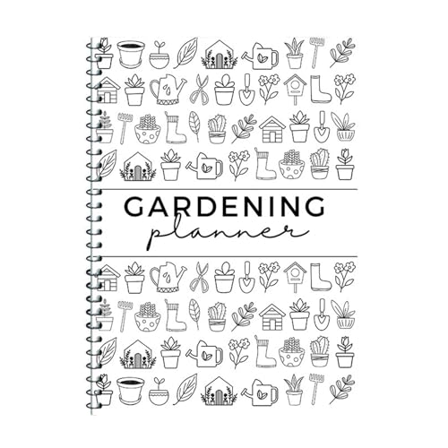 Dicker Gartenplaner und Tagebuch, Skizzenbuch, Tages- und Wochenplaner, Notizbücher, digitales Bewässerungstagebuch, Notizblock, Pflanzenbewässerungsplan von sodeber