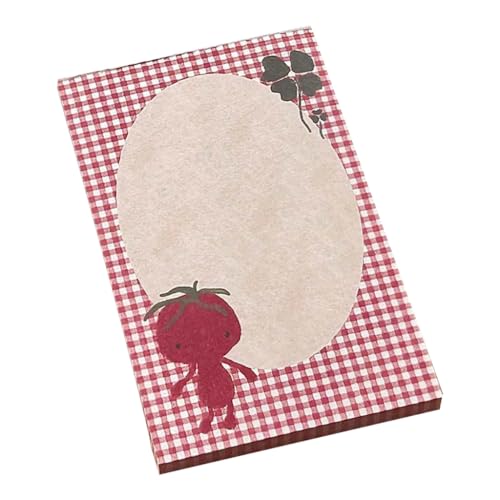 Erdbeer-Haftnotizen, schöner Schreibblock, einfaches Memo, leicht zu schreiben, multifunktionales Notizblöcke, Papier Erdbeer-Haftnotizen, schöner Schreibblock, einfaches Memo, leicht zu schreiben, multifunktionales Notizblöcke, Papier von sodeber