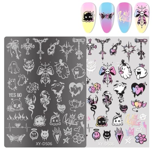 French Tip Nails Stamps Lines Stamping Plates Flowers Templates Art Stencils for French Tip Nails Stamps Lines Stamping Plates Flowers Templates Art Stencils for von sodeber