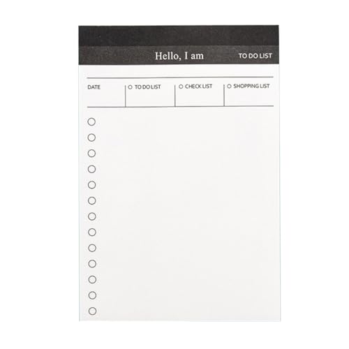 Kleine Notizblöcke Tagesplaner, Notizbuch, reißbar, 50 Blatt, unliniert, Taschen-Schreibblock, Checkliste Kleine Notizblöcke Tagesplaner, Notizbuch, reißbar, 50 Blatt, unliniert, Taschen-Schreibblock, Checkliste von sodeber