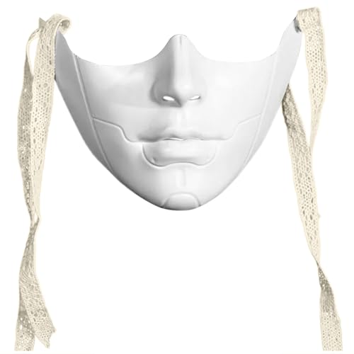Maskerade Mechanische Halbgesichtsparty-Ästhetik, Halloween-Verkleidungsrequisiten für Erwachsene, Frauen, Männer, Geschenke von sodeber