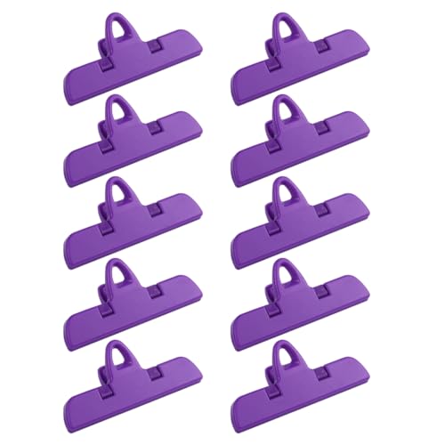 Mehrzweck-Taschenclip-Zubehör für die Aufbewahrung von Lebensmitteln, einfach zu bedienen und stilvoll, Küche, Büro oder Wohnheim, 10 Stück von sodeber