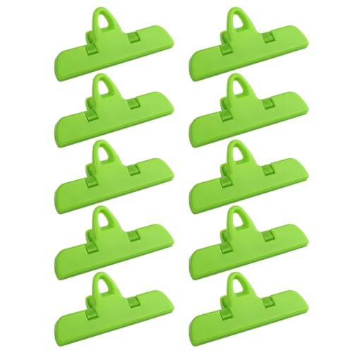 Mehrzweck-Taschenclip-Zubehör für die Aufbewahrung von Lebensmitteln, einfach zu bedienen und stilvoll, Küche, Büro oder Wohnheim, 10 Stück von sodeber