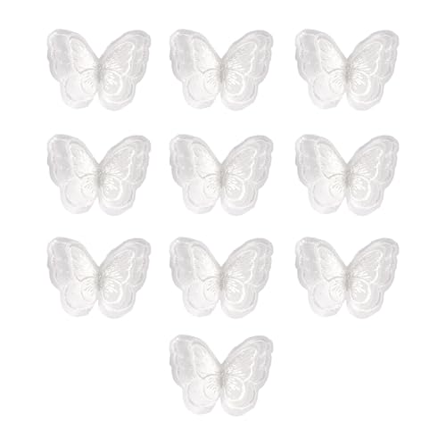 Schmetterlingsapplikationen, Stickerei, Schmetterling, zum Aufnähen, Basteln, Hochzeitskleid, Kleidung, Verzierung, 10 Stück Schmetterlingsapplikationen, Stickerei, Schmetterling, zum Aufnähen, Basteln, Hochzeitskleid, Kleidung, Verzierung, 10 Stück von sodeber