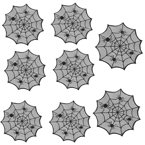 Spinnennetze, runde Schnürsenkel, Tischunterlage, Spinnweben, Tischmatten für Komfort und Haltbarkeit für den Heimgebrauch Spinnennetze, runde Schnürsenkel, Tischunterlage, Spinnweben, Tischmatten für Komfort und Haltbarkeit für den Heimgebrauch von sodeber