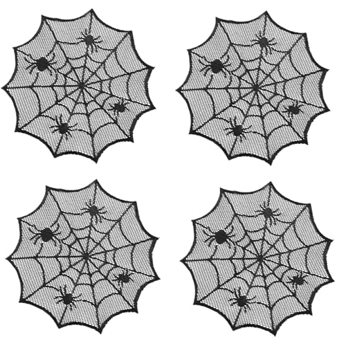 Spinnennetze, runde Schnürsenkel, Tischunterlage, Spinnweben, Tischmatten für Komfort und Haltbarkeit für den Heimgebrauch Spinnennetze, runde Schnürsenkel, Tischunterlage, Spinnweben, Tischmatten für Komfort und Haltbarkeit für den Heimgebrauch von sodeber