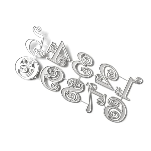 Stanzformen aus Karbonstahl, Zahlen, Scrapbooking, Schablonen für Kartenherstellung, Verpackung, Dekoration, Karbonstahl gestanzt Stanzformen aus Karbonstahl, Zahlen, Scrapbooking, Schablonen für Kartenherstellung, Verpackung, Dekoration, Karbonstahl gestanzt von sodeber