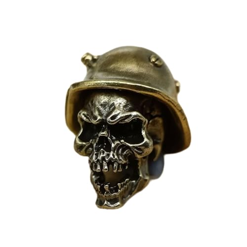 Umhängeband aus Messing, Helme, Totenkopf, Soldatenform, Paracord-Schnur, Vintage, für Anhänger Umhängeband aus Messing, Helme, Totenkopf, Soldatenform, Paracord-Schnur, Vintage, für Anhänger von sodeber