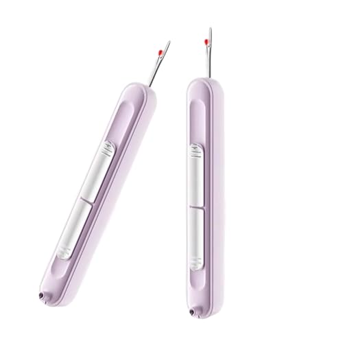 sodeber 2/3 Stück 2-in-1 Fadenentferner, Nadeleinfädler und Nahttrenner, Nähzubehör, Einfädelhilfe, Nähwerkzeug von sodeber