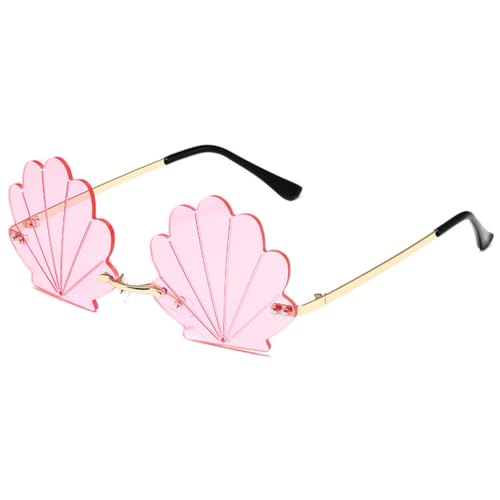 sodeber Beliebte randlose Muschel-Sonnenbrille für Partys und Musikfestivals, mit hellen Farben, toll und modisch sodeber Beliebte randlose Muschel-Sonnenbrille für Partys und Musikfestivals, mit hellen Farben, toll und modisch von sodeber