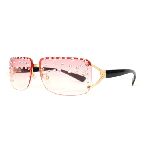 sodeber Elegante randlose Strass-Schattierungen, trendige Brille für Reisen, Bühne, Musik, Festival, Foto-Requisiten sodeber Elegante randlose Strass-Schattierungen, trendige Brille für Reisen, Bühne, Musik, Festival, Foto-Requisiten von sodeber