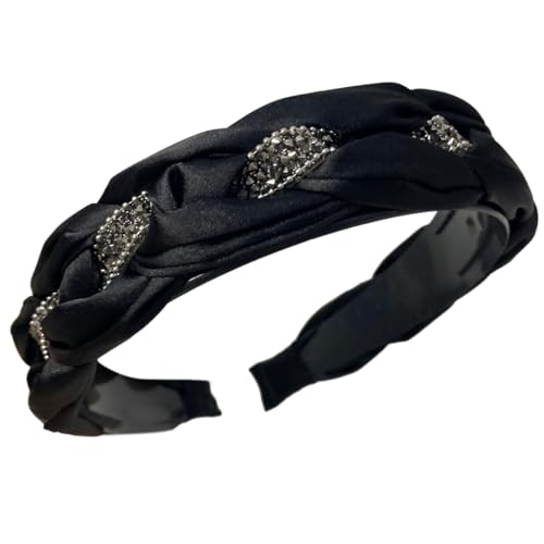 sodeber Geflochtenes Stirnband, Foto-Requisiten, lustig, Party, Blingbling, Karaoke-Haarreif, mit Schmucksteinen besetzt, Kopfbedeckung für sodeber Geflochtenes Stirnband, Foto-Requisiten, lustig, Party, Blingbling, Karaoke-Haarreif, mit Schmucksteinen besetzt, Kopfbedeckung für von sodeber