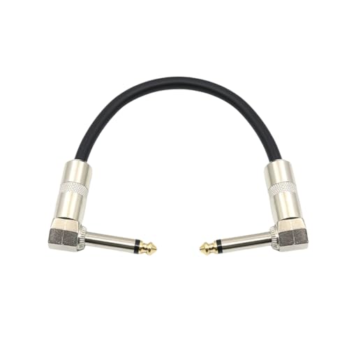 sodeber Geräuscharme Effekt-Pedalkabel, Stecker auf Gitarre, 6,35 mm, rechts, gerade Effekte von sodeber