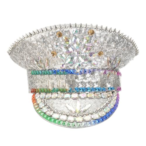 sodeber Glänzender Brauthut, Perlen, Kapitän besetzte Strasssteine und zarte Braut-Diamantbesetzte Handperlen von sodeber