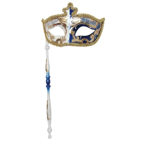 sodeber Halloween mit Stab Retro Musiknote Maskerade Party Karneval Venezianer für Karneval von sodeber