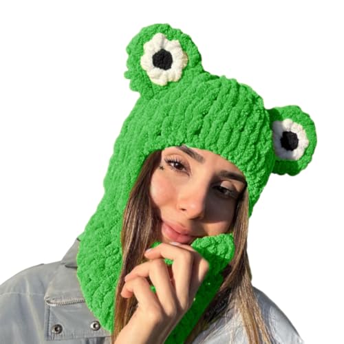 sodeber Mädchen-Ohrmütze, gestrickt, Geschenke, warm, für Erwachsene und Kinder, Chenille-Garn, Halloween, Foto-Requisiten, Stricken sodeber Mädchen-Ohrmütze, gestrickt, Geschenke, warm, für Erwachsene und Kinder, Chenille-Garn, Halloween, Foto-Requisiten, Stricken von sodeber