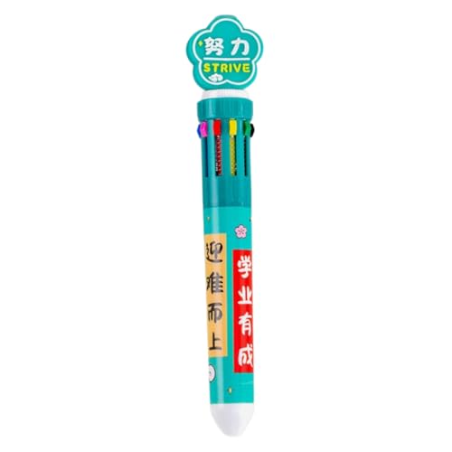 sodeber Mehrfarbiger Kugelschreiber, 10 Farb-in-1-Kugelschreiber, 0,5 mm, zum Schreiben, Farbcodierung, Journaling, Büro, Schreiben sodeber Mehrfarbiger Kugelschreiber, 10 Farb-in-1-Kugelschreiber, 0,5 mm, zum Schreiben, Farbcodierung, Journaling, Büro, Schreiben von sodeber