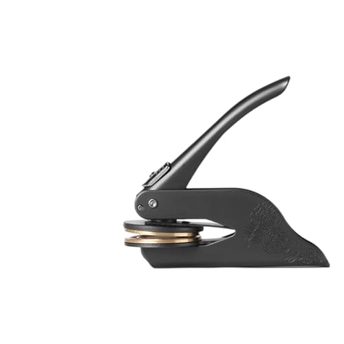 sodeber Metallsiegel-Prägestempel, praktischer Prägestempel, personalisierbar, Papierprägezange für Bücher, Umschläge, Papier sodeber Metallsiegel-Prägestempel, praktischer Prägestempel, personalisierbar, Papierprägezange für Bücher, Umschläge, Papier von sodeber
