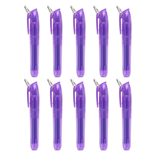 sodeber Set mit 10 bunten Textmarkern mit Metallringen, schnell trocknender Marker, Textmarker, Textmarker für Tagebuch, Kalender, nicht sodeber Set mit 10 bunten Textmarkern mit Metallringen, schnell trocknender Marker, Textmarker, Textmarker für Tagebuch, Kalender, nicht von sodeber