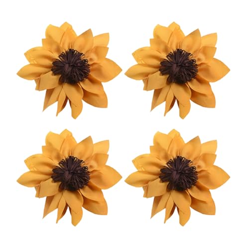 sodeber Set mit 4 dekorativen 3D-Blumen-Vorhang-Raffhaltern, schlicht, modisch, für Fenster, Raffhalter mit Schnallen sodeber Set mit 4 dekorativen 3D-Blumen-Vorhang-Raffhaltern, schlicht, modisch, für Fenster, Raffhalter mit Schnallen von sodeber