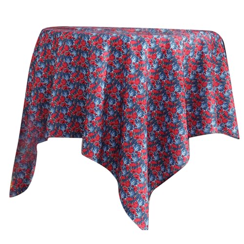 sodeber Tischdecke mit grünem Pflanzendruck, Baumwoll-Leinen-Mischgewebe, Tischdekoration für Esszimmer und Wohnzimmer sodeber Tischdecke mit grünem Pflanzendruck, Baumwoll-Leinen-Mischgewebe, Tischdekoration für Esszimmer und Wohnzimmer von sodeber