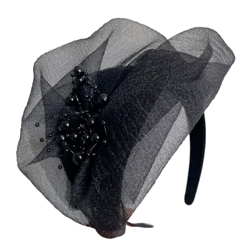 sodeber Zarte mittelalterliche Perlen Garn Haarreifen Halloween Cosplay Halter Party Kostüm Kopfbedeckung für Frauen sodeber Zarte mittelalterliche Perlen Garn Haarreifen Halloween Cosplay Halter Party Kostüm Kopfbedeckung für Frauen von sodeber