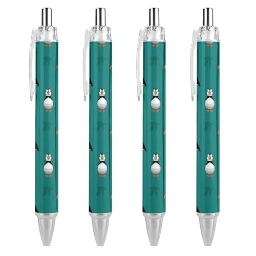 soldwellsd Atlantic Papageientaucher-Druck-Kugelschreiber für Damen und Herren, 0,5 mm, feine einziehbare Kugelschreiber, 4 Stück soldwellsd Atlantic Papageientaucher-Druck-Kugelschreiber für Damen und Herren, 0,5 mm, feine einziehbare Kugelschreiber, 4 Stück von soldwellsd
