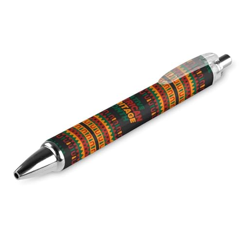 soldwellsd Einziehbarer Kugelschreiber für Indianermonat, Schreibkugelschreiber, schwarze Tinte, Kugelschreiber, Geschenke für Studenten, Büro, Schreibwaren von soldwellsd