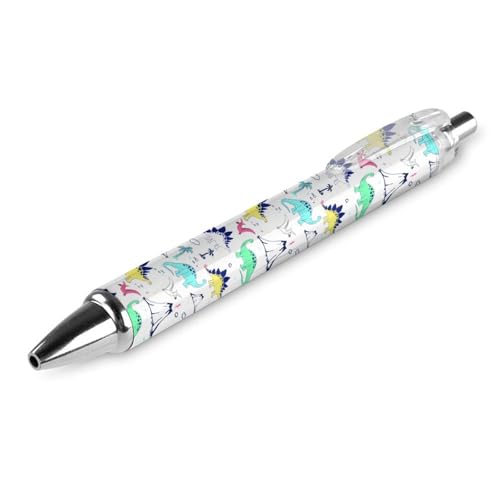 soldwellsd Schwarze Kugelschreiber, Kugelschreiber, glattes Schreiben, Gelschreiber, einziehbar, 0,5 feine Spitze, für Schule, Büro, Dinosaurier-Muster, 1 Stück soldwellsd Schwarze Kugelschreiber, Kugelschreiber, glattes Schreiben, Gelschreiber, einziehbar, 0,5 feine Spitze, für Schule, Büro, Dinosaurier-Muster, 1 Stück von soldwellsd