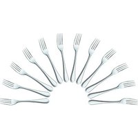 12 solex® Gabeln Selina silber von solex®
