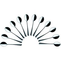 12 solex® Kaffeelöffel Baguette silber von solex®