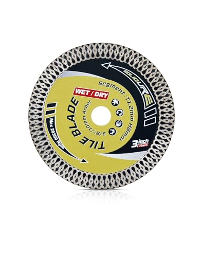Solidure 2Pcs x 76mm Diamanttrennscheiben,Fliesen Diamantscheibe Extra Dünn für Fliese und Feinsteinzeug,Marmor,Granit,Kacheln Solidure 2Pcs x 76mm Diamanttrennscheiben,Fliesen Diamantscheibe Extra Dünn für Fliese und Feinsteinzeug,Marmor,Granit,Kacheln von solidure