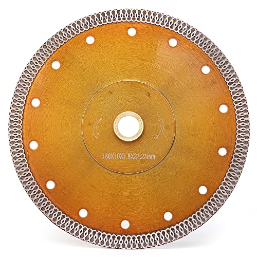 Solidure Diamant Trennscheibe 180 x 22,3 x 10 mm für Fliese & Feinsteinzeug,Marmor,Granit,Kacheln,harte Bodenfliesn/Extra Dünn Solidure Diamant Trennscheibe 180 x 22,3 x 10 mm für Fliese & Feinsteinzeug,Marmor,Granit,Kacheln,harte Bodenfliesn/Extra Dünn von solidure