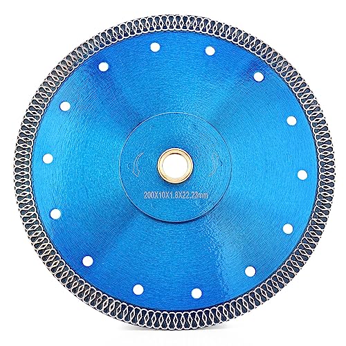 Solidure Extra Dünn Diamanttrennscheibe 200mm x 22,23mm Turbo Diamant Sägeblatt für zum Schneiden Schleifen Granit Marmor Beton Fliesen Solidure Extra Dünn Diamanttrennscheibe 200mm x 22,23mm Turbo Diamant Sägeblatt für zum Schneiden Schleifen Granit Marmor Beton Fliesen von solidure