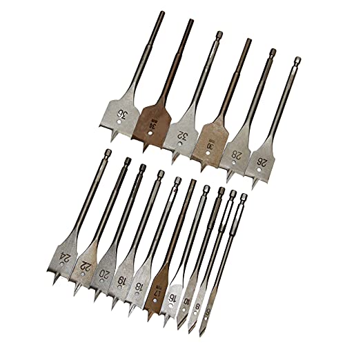 Flachfräsbohrer Set Holz Fräs Bohrer Sechskant Holzbohrer Flachfräser 22565 Flachfräsbohrer Set Holz Fräs Bohrer Sechskant Holzbohrer Flachfräser 22565 von sopomarkt24