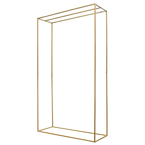 Hochzeitsbogen Metall, 1.62x2.8m Hintergrund Bogengestell, Gold Ballonbogen Mit Doppelpipeline, Strukturell Stabil, FÜR Geburtstagsfeier, Hochzeit Hochzeitsbogen Metall, 1.62x2.8m Hintergrund Bogengestell, Gold Ballonbogen Mit Doppelpipeline, Strukturell Stabil, FÜR Geburtstagsfeier, Hochzeit von soudesileim