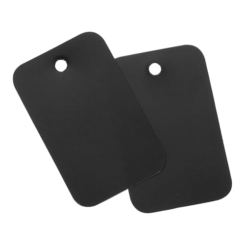 Soulnioi 100 Stück Blanko-Anhänger aus PVC, 2,5 x 4 cm, mit Ösenlöchern, wasserdichte Kunststoffetiketten für Einzelhandel, Pflanzen, Lagerung und Inventar, Schwarz Soulnioi 100 Stück Blanko-Anhänger aus PVC, 2,5 x 4 cm, mit Ösenlöchern, wasserdichte Kunststoffetiketten für Einzelhandel, Pflanzen, Lagerung und Inventar, Schwarz von soulnioi