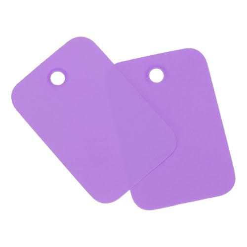 Soulnioi 100 Stück Blanko-Anhänger aus PVC, 2 x 3 cm, mit Ösenlöchern, wasserdichte Kunststoffetiketten für Einzelhandel, Pflanzen, Lagerung und Inventar, Lila Soulnioi 100 Stück Blanko-Anhänger aus PVC, 2 x 3 cm, mit Ösenlöchern, wasserdichte Kunststoffetiketten für Einzelhandel, Pflanzen, Lagerung und Inventar, Lila von soulnioi