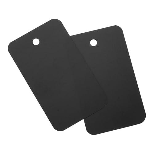 Soulnioi 100 Stück Blanko-Anhänger aus PVC, 3,5 x 6 cm, mit Ösenlöchern, wasserdichte Kunststoffetiketten für Einzelhandel, Pflanzen, Lagerung und Inventar, Schwarz Soulnioi 100 Stück Blanko-Anhänger aus PVC, 3,5 x 6 cm, mit Ösenlöchern, wasserdichte Kunststoffetiketten für Einzelhandel, Pflanzen, Lagerung und Inventar, Schwarz von soulnioi