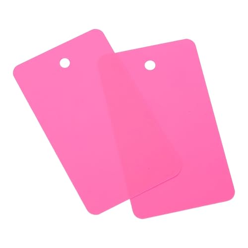 Soulnioi 100 Stück Blanko-Anhänger aus PVC, 4 x 7 cm, mit Ösenlöchern, wasserdichte Kunststoffetiketten für Einzelhandel, Pflanzen, Lagerung und Inventar, Rosa Soulnioi 100 Stück Blanko-Anhänger aus PVC, 4 x 7 cm, mit Ösenlöchern, wasserdichte Kunststoffetiketten für Einzelhandel, Pflanzen, Lagerung und Inventar, Rosa von soulnioi