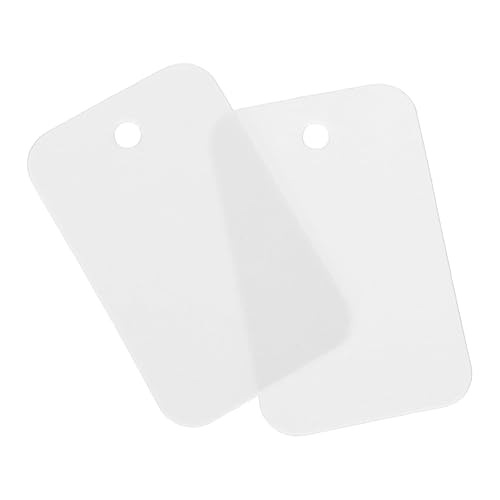 Soulnioi 200 Stück Blanko-Anhänger aus PVC, 2,5 x 4 cm, mit Ösenlöchern, wasserdichte Kunststoffetiketten für Einzelhandel, Pflanzen, Lagerung und Inventar, Weiß Soulnioi 200 Stück Blanko-Anhänger aus PVC, 2,5 x 4 cm, mit Ösenlöchern, wasserdichte Kunststoffetiketten für Einzelhandel, Pflanzen, Lagerung und Inventar, Weiß von soulnioi