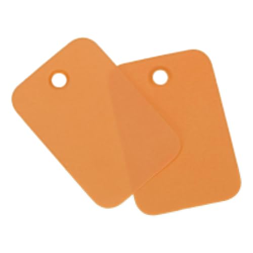 Soulnioi 200 Stück blanko PVC-Hängeetiketten, 2 x 3 cm, mit Ösenlöchern, wasserdichte Kunststoffetiketten für Einzelhandel, Pflanzen, Lagerung und Inventar, Orange Soulnioi 200 Stück blanko PVC-Hängeetiketten, 2 x 3 cm, mit Ösenlöchern, wasserdichte Kunststoffetiketten für Einzelhandel, Pflanzen, Lagerung und Inventar, Orange von soulnioi