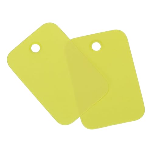 Soulnioi 50 Stück Blanko-Anhänger aus PVC, 2 x 3 cm, mit Ösenlöchern, wasserdichte Kunststoffetiketten für Einzelhandel, Pflanzen, Lagerung und Inventar, Gelb Soulnioi 50 Stück Blanko-Anhänger aus PVC, 2 x 3 cm, mit Ösenlöchern, wasserdichte Kunststoffetiketten für Einzelhandel, Pflanzen, Lagerung und Inventar, Gelb von soulnioi