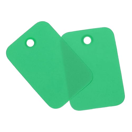 Soulnioi 50 Stück Blanko-Anhänger aus PVC, 2 x 3 cm, mit Ösenlöchern, wasserdichte Kunststoffetiketten für Einzelhandel, Pflanzen, Lagerung und Inventar, Grün Soulnioi 50 Stück Blanko-Anhänger aus PVC, 2 x 3 cm, mit Ösenlöchern, wasserdichte Kunststoffetiketten für Einzelhandel, Pflanzen, Lagerung und Inventar, Grün von soulnioi