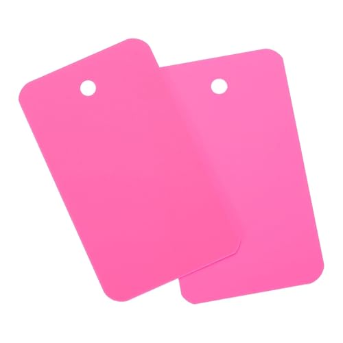 Soulnioi 50 Stück Blanko-Anhänger aus PVC, 3,5 x 6 cm, mit Ösenlöchern, wasserdichte Kunststoffetiketten für Einzelhandel, Pflanzen, Lagerung und Inventar, Rosa Soulnioi 50 Stück Blanko-Anhänger aus PVC, 3,5 x 6 cm, mit Ösenlöchern, wasserdichte Kunststoffetiketten für Einzelhandel, Pflanzen, Lagerung und Inventar, Rosa von soulnioi