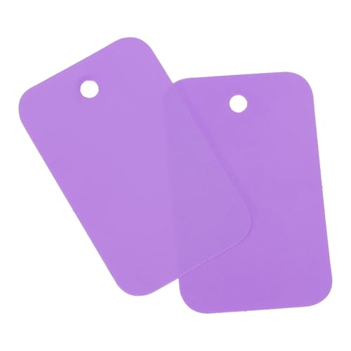 Soulnioi 50 Stück Blanko-Anhänger aus PVC, 3 x 5 cm, mit Ösenlöchern, wasserdichte Kunststoffetiketten für Einzelhandel, Pflanzen, Lagerung und Inventar, Violett Soulnioi 50 Stück Blanko-Anhänger aus PVC, 3 x 5 cm, mit Ösenlöchern, wasserdichte Kunststoffetiketten für Einzelhandel, Pflanzen, Lagerung und Inventar, Violett von soulnioi