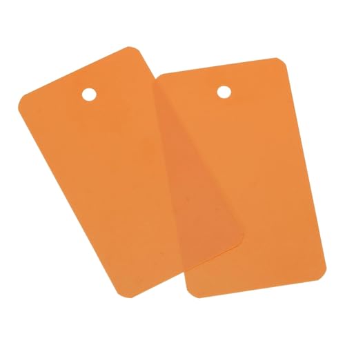 Soulnioi 50 Stück Blanko-Anhänger aus PVC, 4 x 7 cm, mit Ösenlöchern, wasserdichte Kunststoffetiketten für Einzelhandel, Pflanzen, Lagerung und Inventar, Orange Soulnioi 50 Stück Blanko-Anhänger aus PVC, 4 x 7 cm, mit Ösenlöchern, wasserdichte Kunststoffetiketten für Einzelhandel, Pflanzen, Lagerung und Inventar, Orange von soulnioi