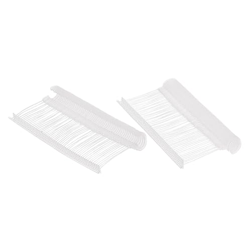Soulnioi 500 Stück 55 mm klar – J-Haken, Standard-Kleidungsbeschläge, Kunststoff, für Etiketten, Etiketten, Widerhaken von soulnioi