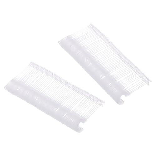 Soulnioi J-Haken, 45 mm, transparent, 2000 Stück, Standard-Kleidungsbeschläge, Kunststoff, für Etiketten, Etiketten, Widerhaken von soulnioi